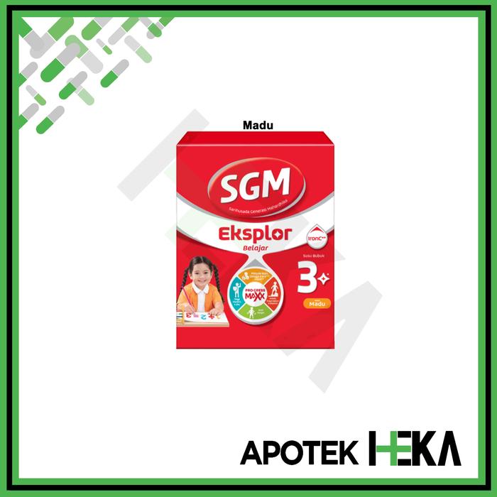 Gambar SGM Eksplor 3+ dengan IronC - Susu Pertumbuhan 900 gr - Madu dari Apotek Heka Bogor undefined Tokopedia