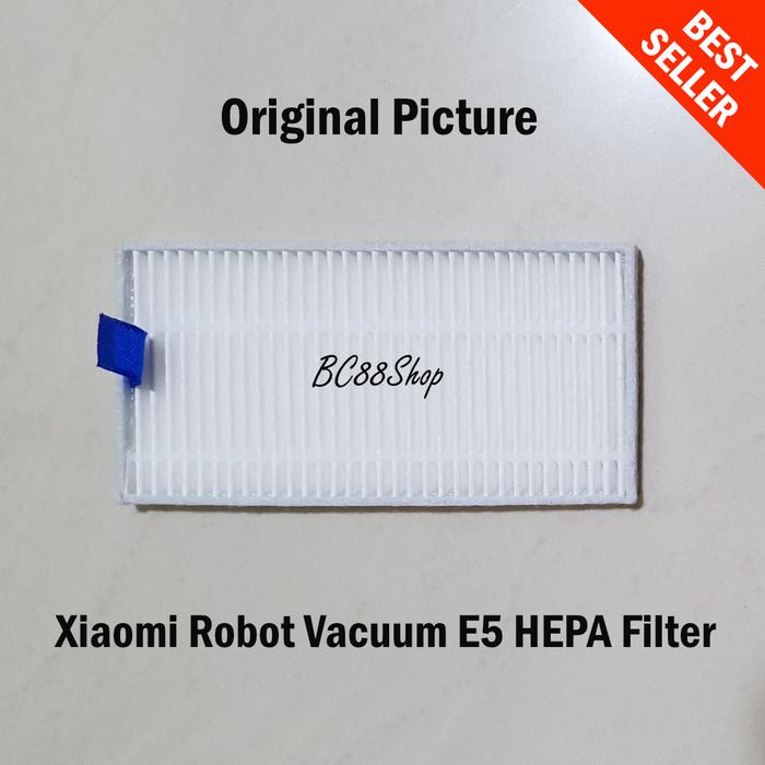 Gambar Xiaomi Robot Vacuum E5 parts (Main Brush, HEPA Filter, Mop, Side Brush) - HEPA Filter dari BC88Shop undefined Tokopedia