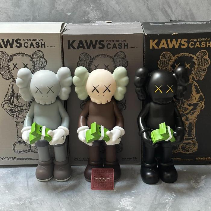 Gambar Action Figure Hypebeast Holiday Companion BFF Cash Money Open Edition Uang Dollar KAWS Ready Termurah Terbaik - Cokelat dari Moro Seneng3 undefined Tokopedia