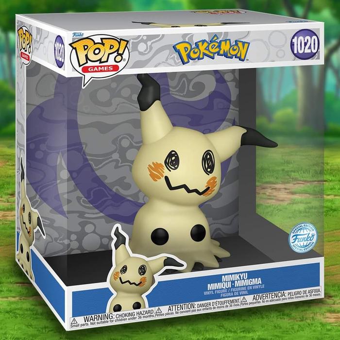 Original Funko Pop Pokemon Jumbo Mimikyu 10 Inch Figure Toy Ghost