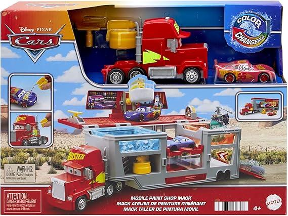 Gambar Disney Pixar Cars Color Changers Mobile Paint Shop Mack Playset dari Toys City undefined Tokopedia
