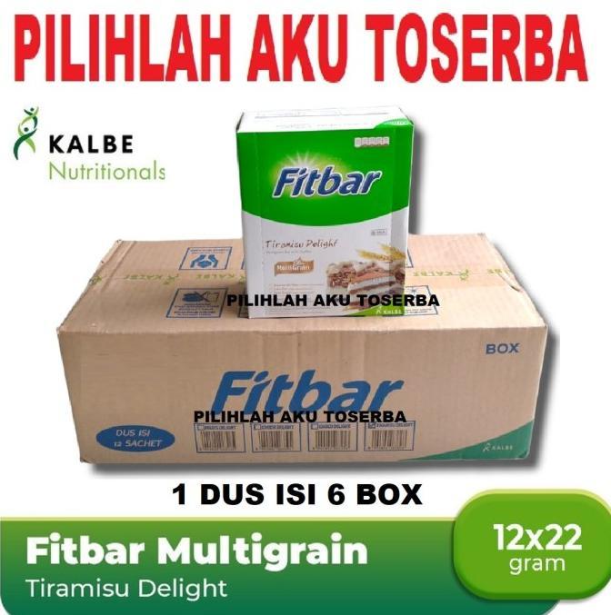 Gambar Fitbar Tiramisu Delight Multigrain Cereal Bar Isi 12 - ( Harga 1 Dus ) dari vavashop76 undefined Tokopedia