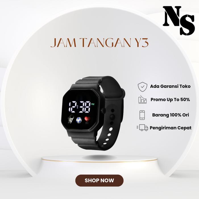 Gambar Jam Tangan anak laki laki anti air SmartWatch Anak ORIGINAL LED Y2 - Hitam, BOX dari Nirlaba Online Store undefined Tokopedia