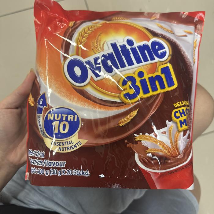 Gambar OVALTINE 3 in 1 EXTRA CHOCOLATE DRINK isi 20 600gr dari MIXMAXSHOPP_NEW undefined Tokopedia
