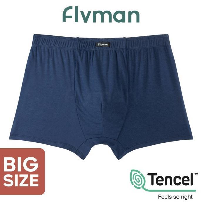 Gambar Flyman Boxer Pria Big Size Tencel Celana Dalam Laki Jumbo Ukuran Besar dari Timmystyles undefined Tokopedia