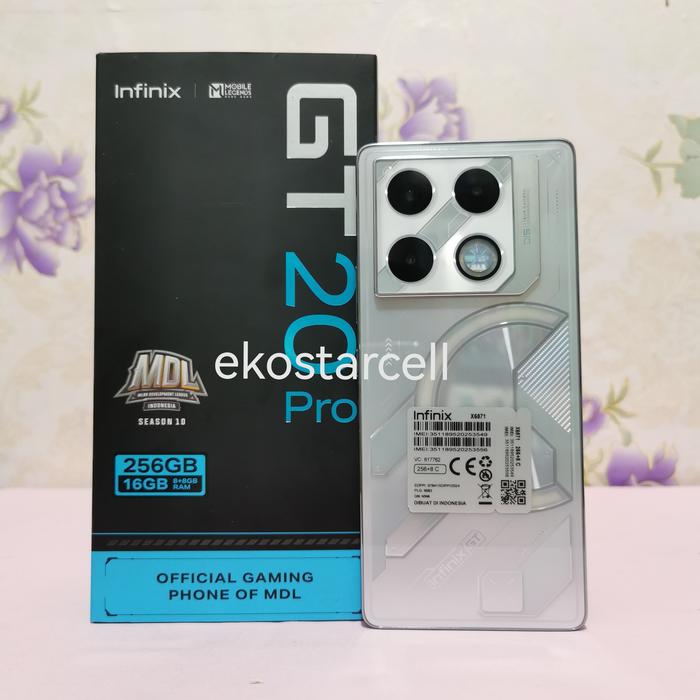 Gambar INFINIX GT 20 PRO 5G 8/256GB & 12/256GB SECOND - mecha Silver, 8/256GB dari eko star cell undefined Tokopedia