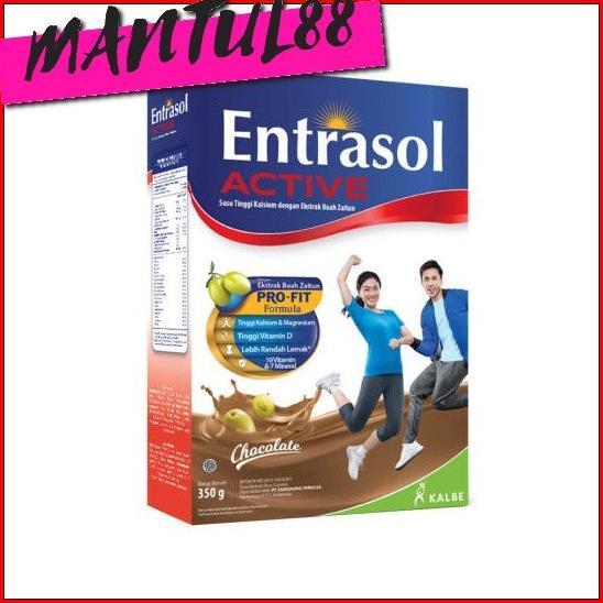 Gambar SUSU ENTRASOL ACTIVE PRO-FIT CHOCOLATE COKLAT COKELAT 360gr 360 gr gram MURAH aktif pro fit profit dari Rasa Galaxy undefined Tokopedia