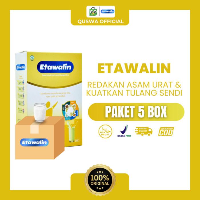 Gambar Etawalin Susu Kambing Etawa Atasi Nyeri Sendi - Bundle 5 Box dari Quswa Herbal undefined Tokopedia