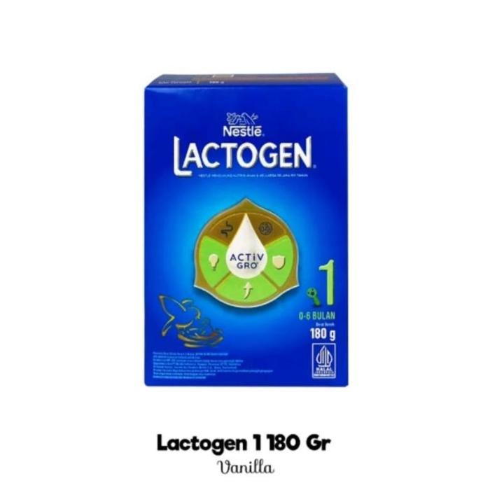 Gambar READY STOCK [SIAP KIRIM] SUSU NESTLE LACTOGEN 1 180 GRAM / 350 GRAM. SUSU FORMULA BAYI 0-6 BULAN. SUSU PROBIOTIK, SUSU LA DAN ALA, SUSU ZAT BESI DAN VITAMIN Ori!! - 180 gram dari teguh_farma undefined Tokopedia