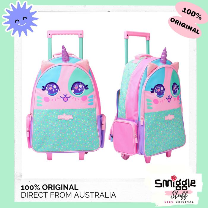Gambar Original SMIGGLE Trolley Bag - Tas Koper Anak - Pastel Cat dari Smiggle Stuff undefined Tokopedia
