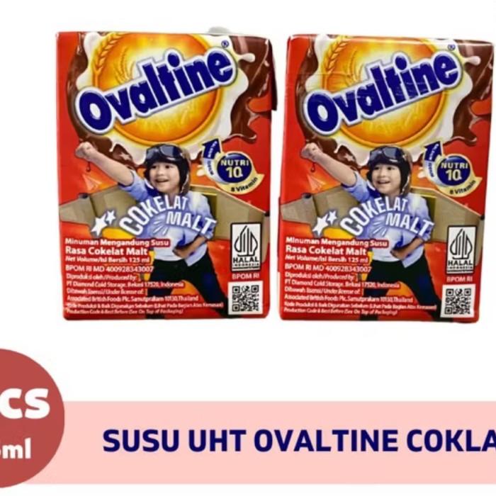 Gambar Ovaltine uht milk chocolate malt 125ml isi 40pcs dari DJAYA MILK CEMERLANG undefined Tokopedia