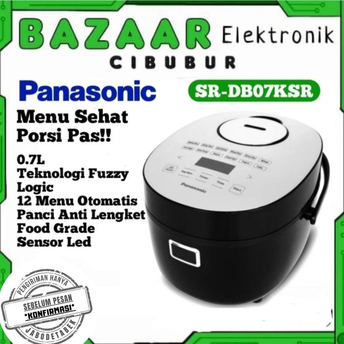 Gambar RICE COOKER DIGITAL PANASONIC SR-DB07KSR KAPASITAS 0.7L dari Bazaar Elektronik Cibubur undefined Tokopedia