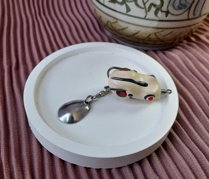 Gambar Umpan Cesting Gabus Soft Frog 2.8 cm - Putih dari Termeg Lure undefined Tokopedia