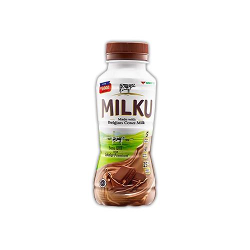 Gambar Milku Susu UHT Botol 200ml - Cokelat dari Sukamenak Frozen Food undefined Tokopedia