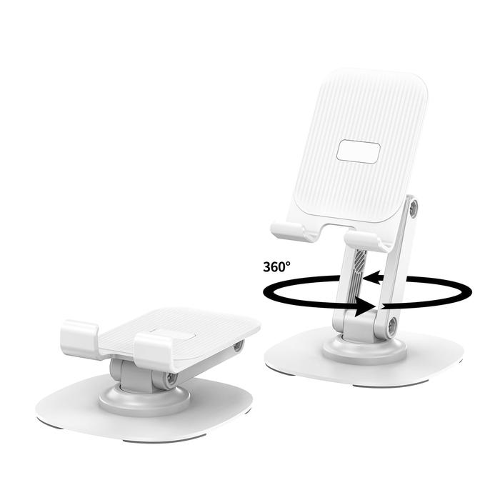 Gambar Myroots Stand Holder MR-A001 Factory Adjustable Height Portable 360 Degree Rotating Smartphone - Putih dari Myroots store Kota Administrasi Jakarta Barat Tokopedia
