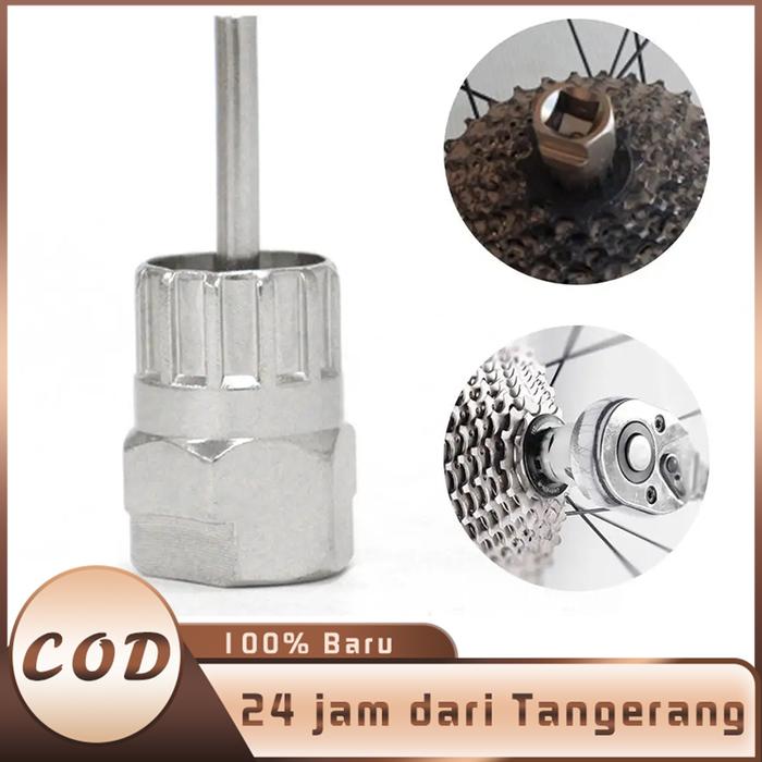 Gambar Freewheel Remover Kunci Pembuka Sprocket Cassette Sepeda dari Mireading undefined Tokopedia