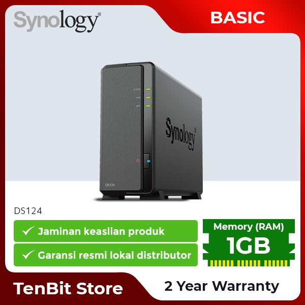 Gambar SYNOLOGY DS124 DiskStation 1 Bay NAS Storage Server Backup Desktop - Garansi Basic - 0 dari Tenbit Store undefined Tokopedia