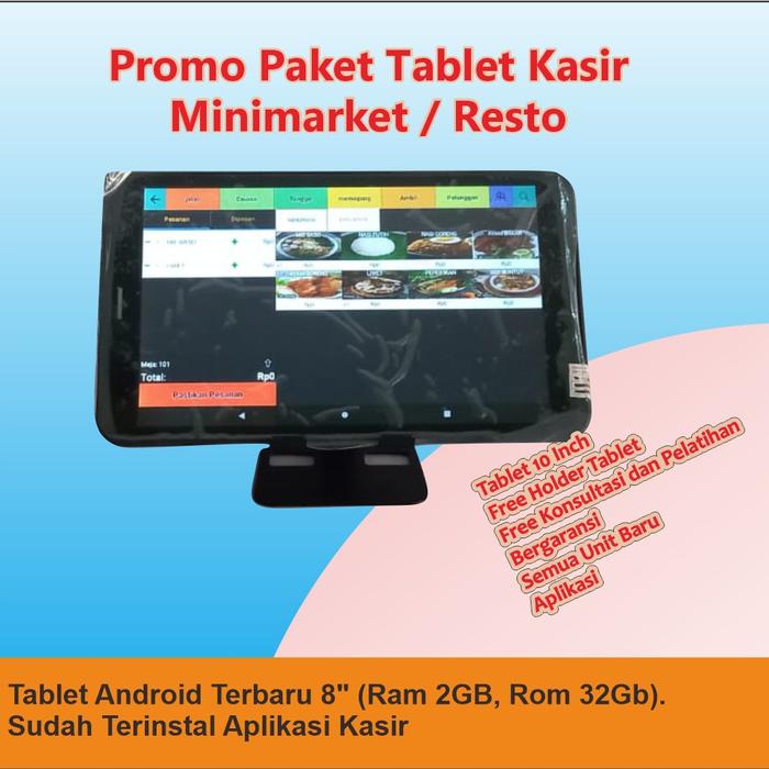 Gambar Tablet kasir android restoran cafe restaurant  garansi aplikasi selamanya - - Aplik+Tab+Print dari PRIMA41 undefined 3 Tokopedia