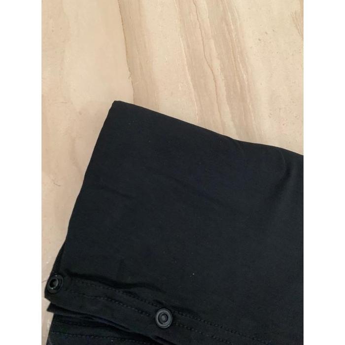 Gambar MAUVE MATERNITY - Modal Nursing cover / Apron menyusui / Apron menyusui 3 in 1 / Nursing cover/ nursing cover tencel/penutup menyusui bayi/kain penutup menyusui /cover menyusui/nursing apron/ apron menyusui melingkar/ Super lembut / Modal Tencel - Black, One size dari CV Sinar Barokah Abadi undefined Tokopedia