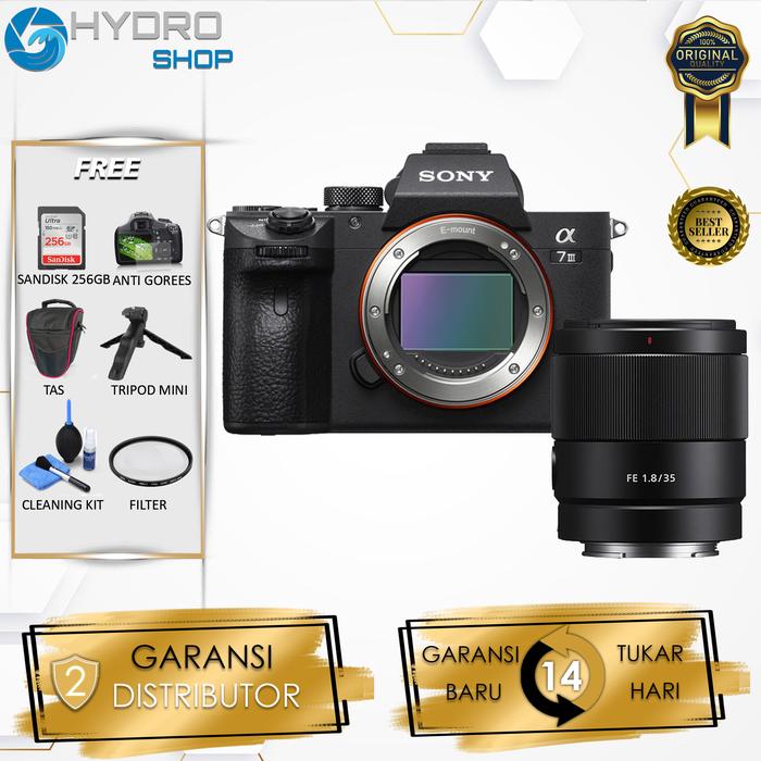 Gambar Sony A7 III KIT 28-70MM / Sony Alpha a7 III / Sony A7 Mark III / Sony A7III - KIT FE35MMF1.8, TANPA PAKET dari HydroShop- undefined Tokopedia
