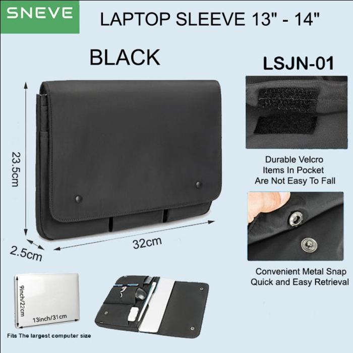 Gambar UGREEN Tas Laptop Bag Sleeve Case Macbook iPad Pro 13" 13.3" 13 inch - SNEVE BLK 13" dari GADVENTIA undefined Tokopedia