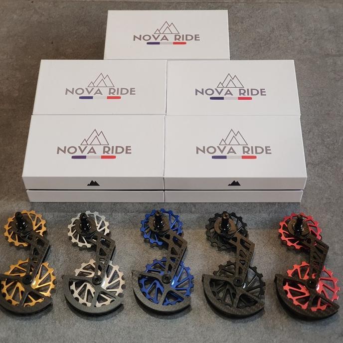 Gambar NOVARIDE OSPW CERAMIC PULLEY FOR SHIMANO 105 R7000 14-17T NOVA RIDE - Gold dari KADIMAH20 undefined Tokopedia