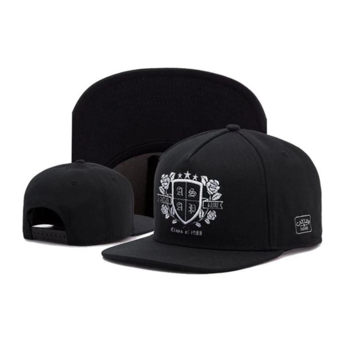 Gambar Snapback Distro Pria/Topi Pria Snapback Bordir Timbul/Topi pria distro/Snapback distro Lidah Datar Fashion Pria - Gambar 5, All Size dari King sulaemi Store undefined Tokopedia