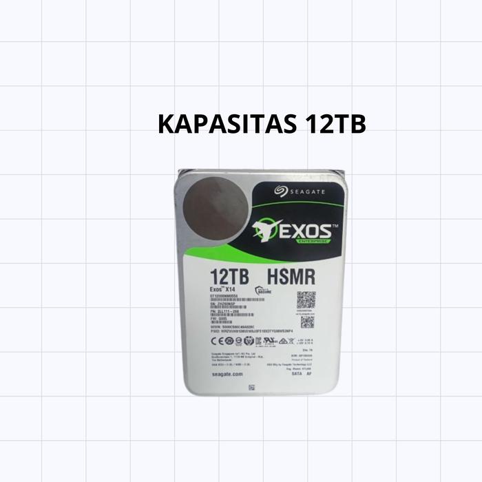 Gambar Exos Enterprise 12TB / 10TB HDD / Harddisk Server 12 TB Sata - 12TB dari Cab com undefined 4 Tokopedia