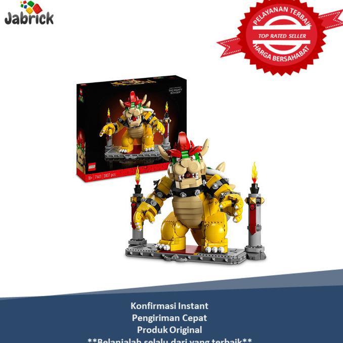 Gambar Terbaru Lego 71411 Super Mario The Mighty Bowser, 3D Model Building Kit Murah dari JAKRTE NITIP688 undefined Tokopedia