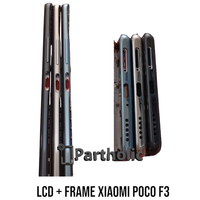 Gambar LCD + MIDDLE FRAME XIAOMI POCO F3 ORIGINAL - silver dari Smart Repair undefined Tokopedia