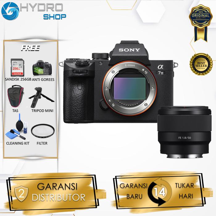 Gambar Sony A7 III KIT 28-70MM / Sony Alpha a7 III / Sony A7 Mark III / Sony A7III - KIT FE50MMF1.8, TANPA PAKET dari HydroShop- undefined Tokopedia