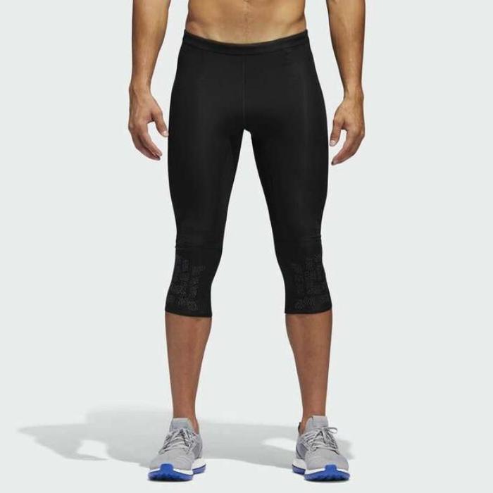 Gambar Celana Legging Sport 3/4 Olahraga Pria Wanita / Leging Pendek Selutut / Celana Ketat / Celana Strech - Leg 3/4 polos, M dari cemarasho undefined Tokopedia