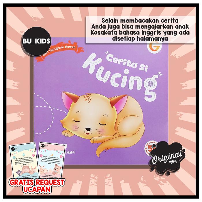 Gambar Buku Cerita Anak Bergambar Cerita Si Kucing - Si Kucing dari Buku Anak Indonesia_ undefined Tokopedia