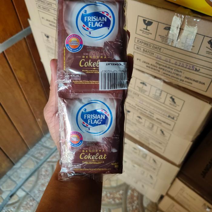 Gambar frisian flag kental manis 1 renceng 6x38 gram - Coklat dari berisikbrewfrozenfood undefined Tokopedia