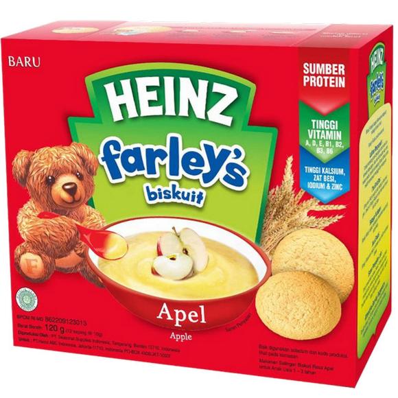 Gambar Heinz Farley's Biscuit Original | Orange | Apple | LILMONS - Apel dari lilmonsbabynkids undefined Tokopedia