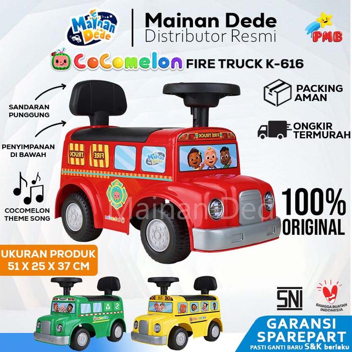 Gambar Mainan Anak Mobil Mobilan Tolocar PMB K616  Cocomelon Series Official LICENSED  BY COCOMELON - Merah, DUS BAWAAN dari Mainan Anak Dede undefined Tokopedia