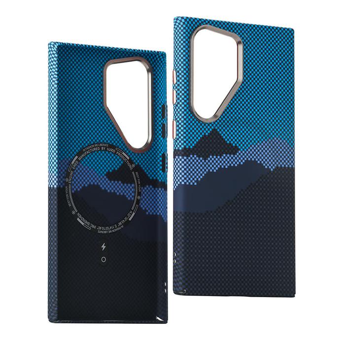 Gambar Case Samsung Galaxy S24 S23 Ultra Plus 5G Mountain Carbon Thin Slim Anti Crack MagSafe Magnetic Armor Casing Cover - Mountain Blue, S23 dari XPRNC STORE undefined Tokopedia