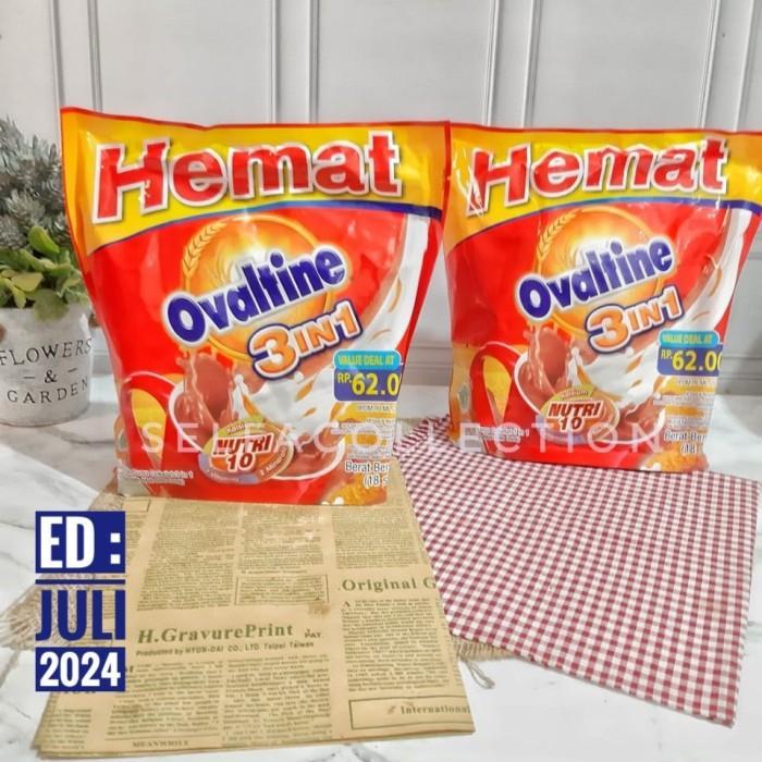 Gambar New Ovaltine 3 In 1 Stick 594 Gr Isi 18 Malt Cokelat Chocolate Impor High Quality - Bag ( 990gr ) dari Mala Groce undefined Tokopedia