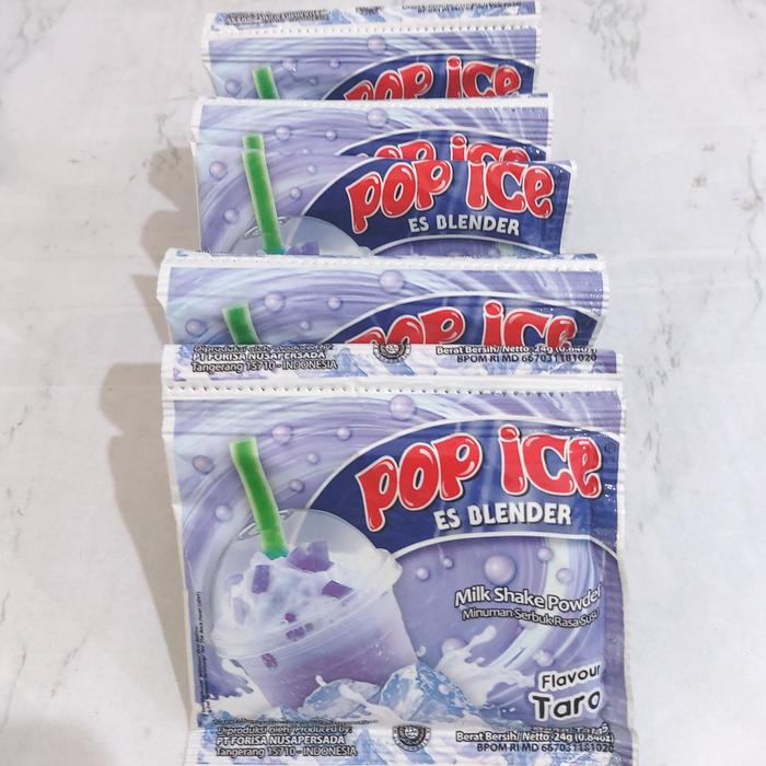 Gambar POP ICE TARO (1 renceng isi 10 sachets) dari PRISTAMA STORE undefined Tokopedia