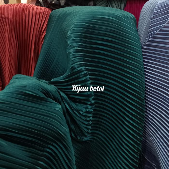 Gambar kain plisket premium import bahan rok gamis dll - no.6 dari fabregas jaya88 undefined Tokopedia