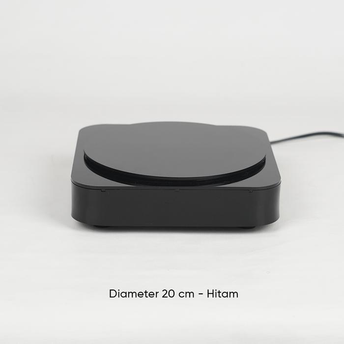 Gambar Rotating Display / Rotary Display / Meja Putar Akrilik Small 20x20cm - Hitam dari Acrylicworks Store undefined Tokopedia