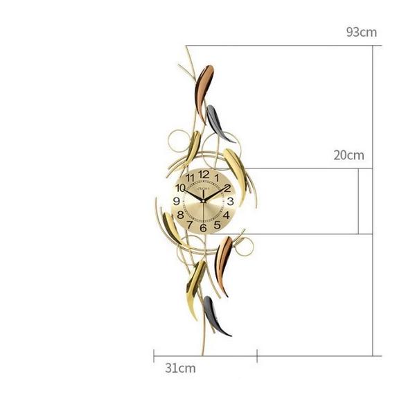 Gambar Jam Dinding Aesthetic Unik Hiasan Dinding Mewah - Vertical - Vertikal dari Caspo Store undefined Tokopedia