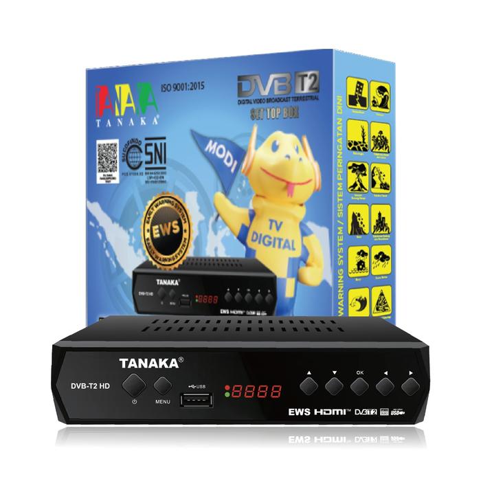 Gambar Set Top Box - STB Tanaka V5 / DVB T2 dari TR Electronic undefined Tokopedia
