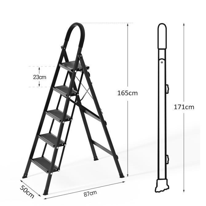 Gambar Tangga Lipat Besi Tangga pegangan |Tangga 4&5 Susun Besi|Tangga besi - 5 TINGKAT dari Studio Shodwe IDN undefined Tokopedia