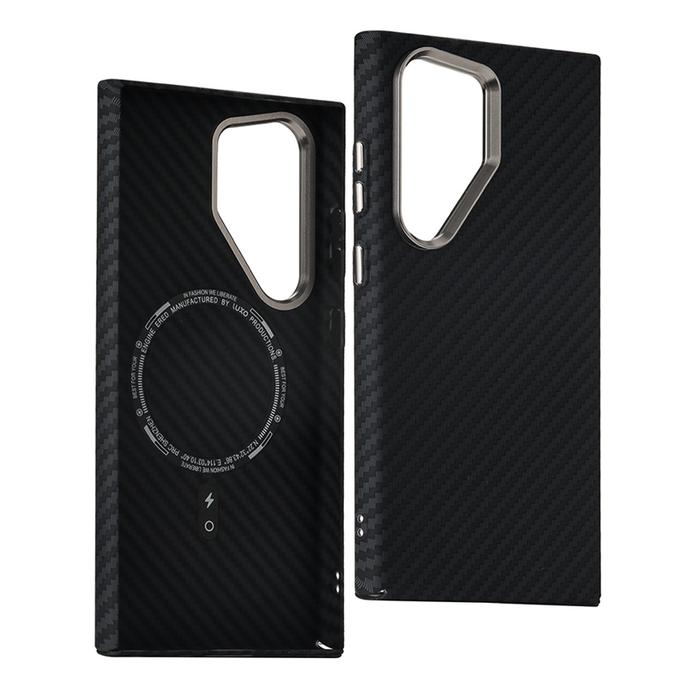 Gambar Case Samsung Galaxy S24 S23 Ultra Plus 5G Mountain Carbon Thin Slim Anti Crack MagSafe Magnetic Armor Casing Cover - Full Carbon, S23 Ultra dari XPRNC STORE undefined Tokopedia