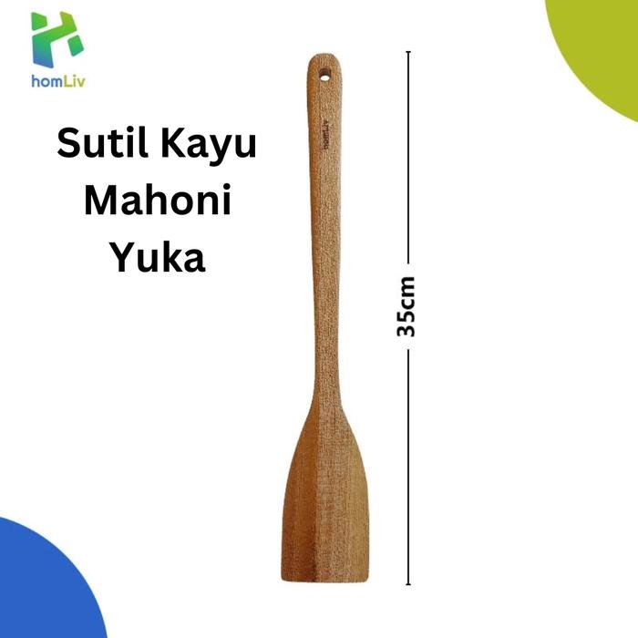 Gambar Sutil Spatula Kayu Premium Foodgrade Sendok Soup Sup Kayu - Sutil Yuka dari TOKO TEGLABEL undefined Tokopedia