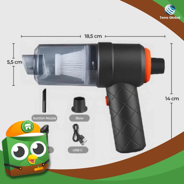 Gambar Vacuum Cleaner Portable 3in1 Alat Penghisap Debu dari Terra_Global undefined Tokopedia