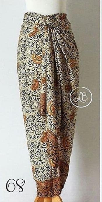 Gambar Rok Lilit / Kain Lilit Bawahan Kebaya Motif Bugenvil - KERANG GOLD dari Kebaya Modern Mode undefined Tokopedia