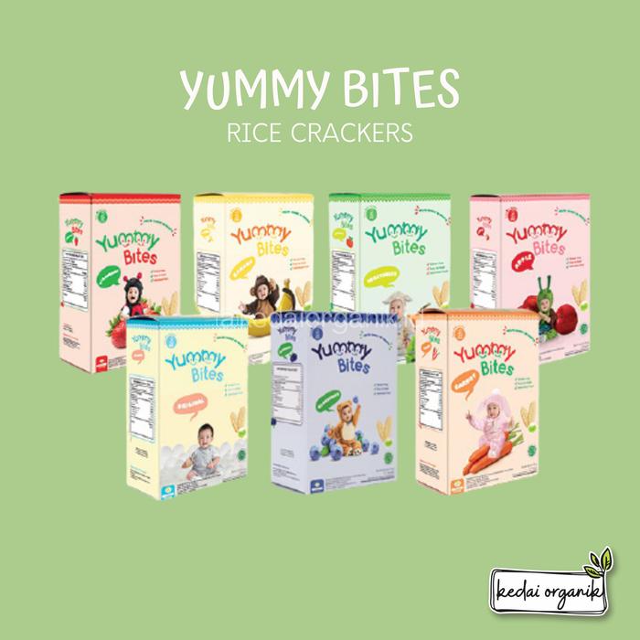 Gambar Yummy Bites Crackers Snack Anak 6Bulan+ - Original dari Kedai Organik Magelang undefined Tokopedia