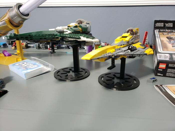 Gambar Lego Star Wars Starfighter stand - Tie Fighter dari Tolen Warrior undefined Tokopedia